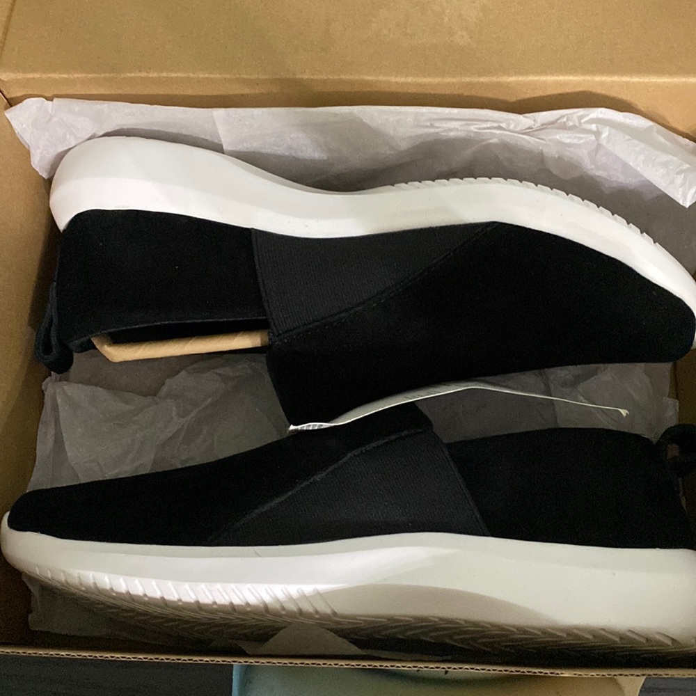206 Collective . Woman’s Melba kid suede slip on sneaker. Size 8.5 NWT in box.